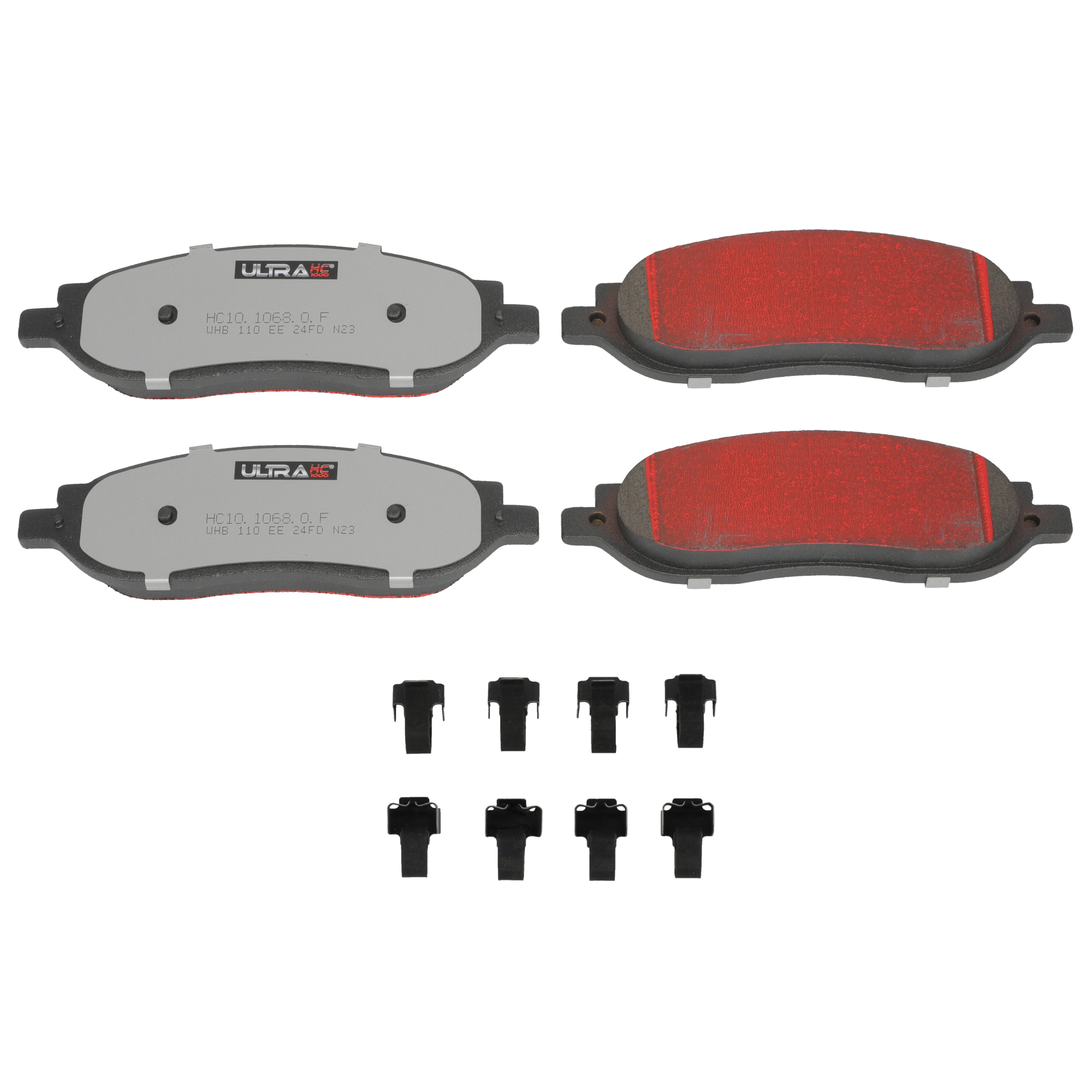 Ultra HC 1000 Brake Pad Set, Rear HC10.1068.0.F, Ford F-250 Super Duty 2007-200