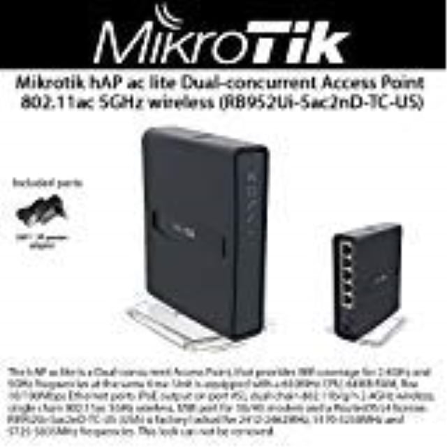 forurening bøf indsigelse mikrotik hap ac lite (rb952ui-5ac2nd-tc-us) dual-concurrent access point  802.11ac 5ghz wireless - Walmart.com