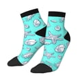 thumbnail image 2 of Bingfone Seashell And Starfish Design Patterned Men'S Women'S Casual Cotton Socks, 2 of 9