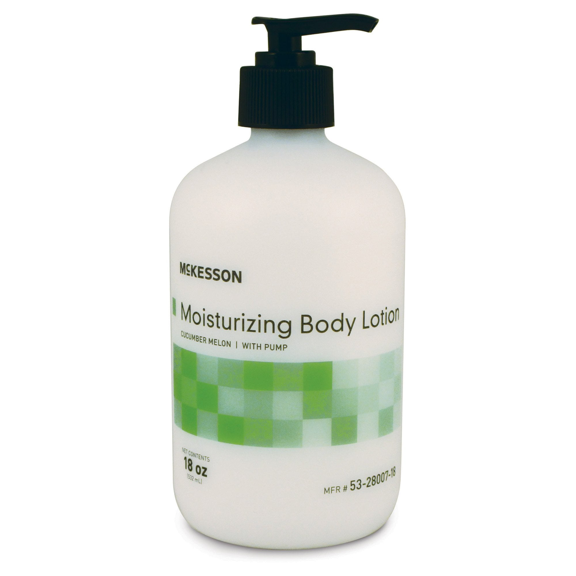 McKesson Moisturizing Hand and Body Lotion - Cucumber Melon Scent, 18 oz, 12 Ct
