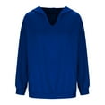 thumbnail image 4 of Xcmzpl Women's Hoodies Cute Solid Color Hooded Sweatshirt Lightweight Sweater Tops Comfort Long Sleeve Shirts Winter Fashion, 4 of 9