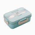 thumbnail image 1 of Bento Box Adult All-In-One Umami on Sale Bento Lunch Box Box Lunch Box with 3 Compartment for Kids and Adults Leakproof Lunch Containers Lunch Box Made By Wheat Fiber Material with Spoon & Fork, 1 of 9