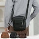 thumbnail image 1 of Mochila de Hombro Multicapa para Hombre, Bolso Cruzado de Viaje de Negocios, Bolso de Mano de Gran Capacidad, Piel Sintética, Correa Ajustable, Color Café/Marrón, 1 of 6