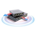 thumbnail image 3 of Refurbished D-Link DGS-105GL 5-Port Gigabit Unmanaged Ethernet Switch, Metal Housing, Fanless Design, Energy Efficient, 3 of 5