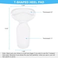 thumbnail image 4 of Heel Protector 2 Pairs Silicone Shoe Back Heel Inserts Insoles Gel Pad Cushion Grip Liner, 4 of 12