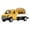 Yellow, variant on Green Inertia Toy Car Model Hamburger Themed Design Simulation Food Truck With Openable Doors Cute Fast Food Decor For Kids Boys Children Slide Play Gift