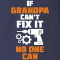 thumbnail image 3 of CafePress - If Grandpa Can't Fix It No One Can Long Sleeve T S - Long Sleeve Dark T-Shirt, 3 of 4
