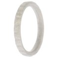 thumbnail image 1 of Anillo único de silicona con líneas apilables para boda - Plata de ROQ para mujer - Anillo de 7 mm, 1 of 1
