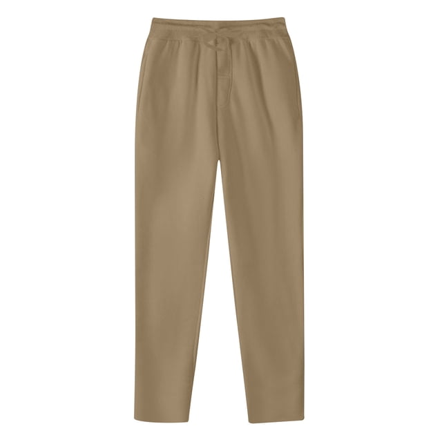 Pantalones deportivos casuales de hip hop para hombre - Pantalones de entrenamiento de color liso con cordones y bolsillos - Material tejido - Tallas S-XXXL