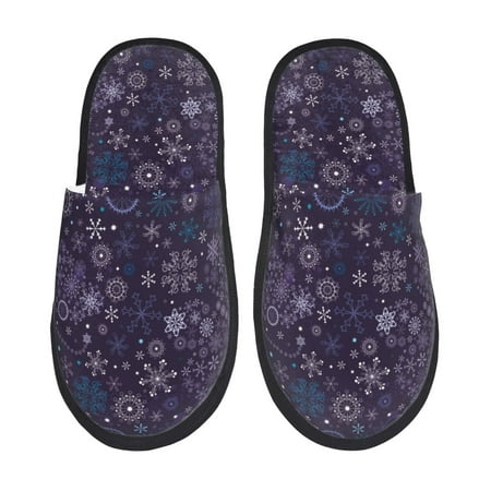 

Slippers for Women Men snowflake butterfly Warm Womens Mens House Shoes Bedroom Slippers Fuzzy Memory Foam Slippers Winter House Indoor Shoes Aesthetic Dorm Slippers