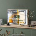 thumbnail image 3 of Wall Art Canvas Print Poster Dollar Bills Canvas Painting Money Oil Painting Contemporary Artwork for Home Decoration Office Kitchen Wall Decor 12x18inch, 3 of 6