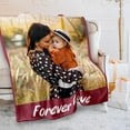 thumbnail image 3 of Custom Blanket with Photos/Text, Personalized Picture Blanket Throw Using My Own Photos, Customized Memorial Mothers for Mom Dad Family Friends - 4 Size (1 Photo W/Text), 3 of 6