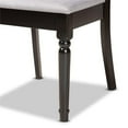 thumbnail image 2 of Baxton Studio Grey Upholstered and Brown Finished Wood 2-Piece Dining Chair Set, 2 of 7
