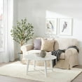 thumbnail image 2 of Artificial Olive Tree 4.25ft (129.54cm) Tall Artificial Silk Olive Tree for Home Office Living Room Decor Indoor Fake Potted Tree with Natural Wood Trunk and Lifelike Fruits, 2 of 5