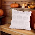 thumbnail image 2 of Funda De Almohada De Halloween Plu Sh Bordado 3D De Calabaza Funda De Franela Suave Para Sofá Sofá Decoración Para Fiestas (45 X 45 Cm/40 X 40 Cm 5 Colores), 2 of 4