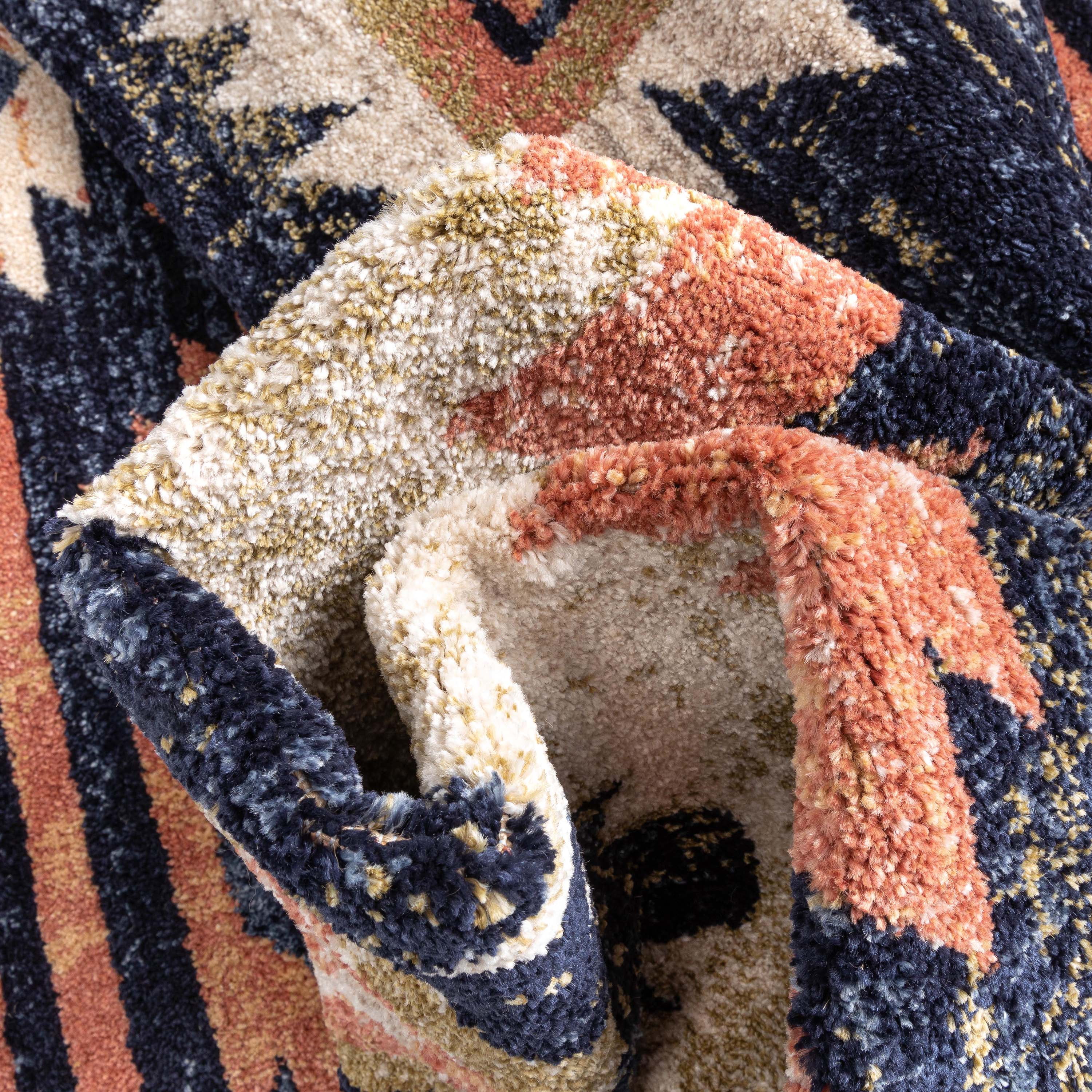 Well Woven Tulsa Lea Bohemian Southwestern Blue 6'7" x 9'3" Area Rug