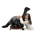 thumbnail image 3 of American Made Giant Stuffed Gray Dinosaur Soft Plush Brontosaurus 48 inches wide 30 inches tall Made in the USA, 3 of 7