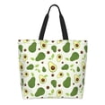 thumbnail image 1 of Disketp Green Avocado Bolsa Tote Estampada para Mujer, Bolso de Hombro y de Mano para Compras y Viajes, 1 of 8