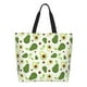 thumbnail image 1 of Disketp Green Avocado Bolsa Tote Estampada para Mujer, Bolso de Hombro y de Mano para Compras y Viajes, 1 of 8