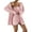 O-641 Pink, variant on Black Ladies Corset Bustier Bustier Shorts Pajamas Pjs 3PC Sets for Juniors Lace Going Out Striped Basic Patchwork Pajamas 3PC Sets 2026 Clothes M