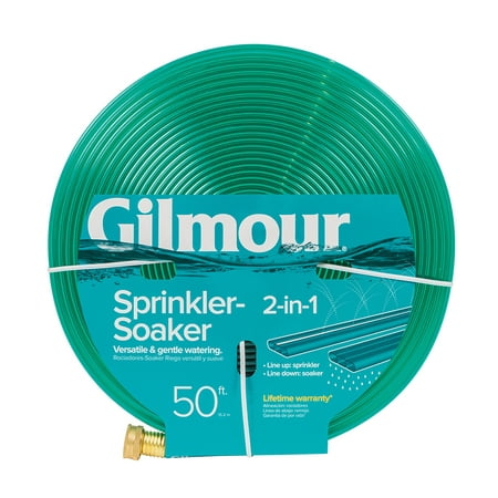 Gilmour 2-in-1 50' Sprinkler and Soaker Hose