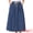 Dark Blue, variant on DARING DIVA Women's Elastic Waist A Line Long Jean Skirts XS Blue