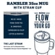 thumbnail image 3 of Vaso YETI Rambler de 1 litro con asa y tapa con pajita de acero inoxidable, 3 of 9