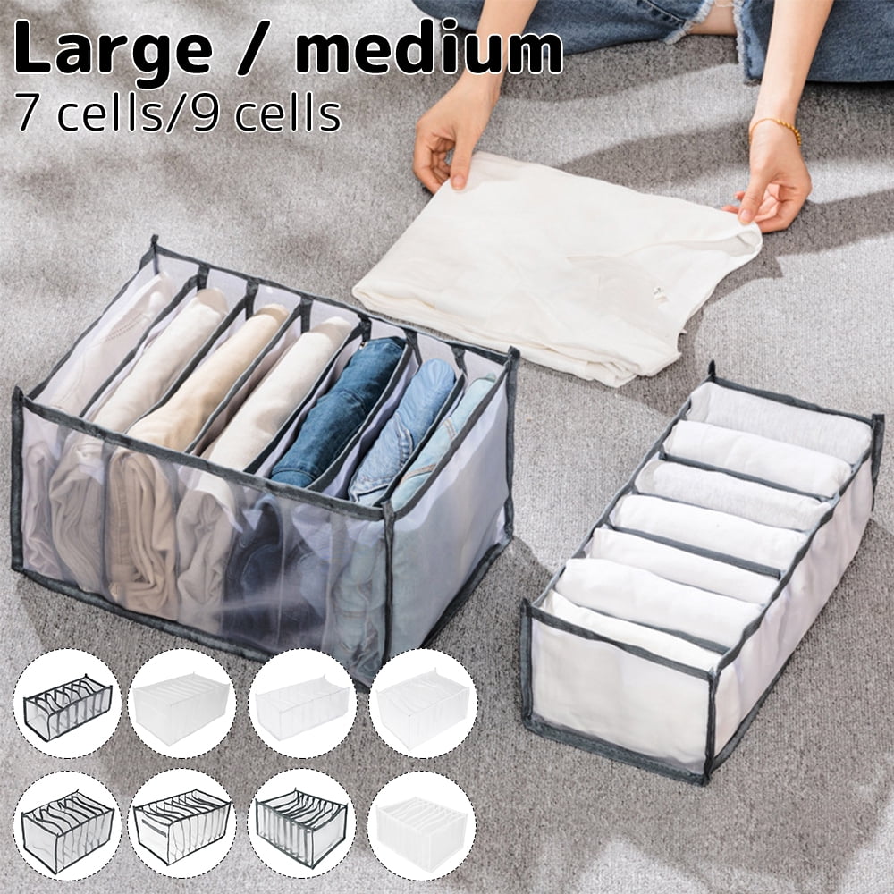 2pcs Portable Travel T-Shirts Clothing Packing Organizer Case Storage Bag Pouch 