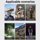 thumbnail image 3 of Boonie Hat Balaclava Full Face Mask Juego Pesca Borde Ancho (desierto Digital), 3 of 9