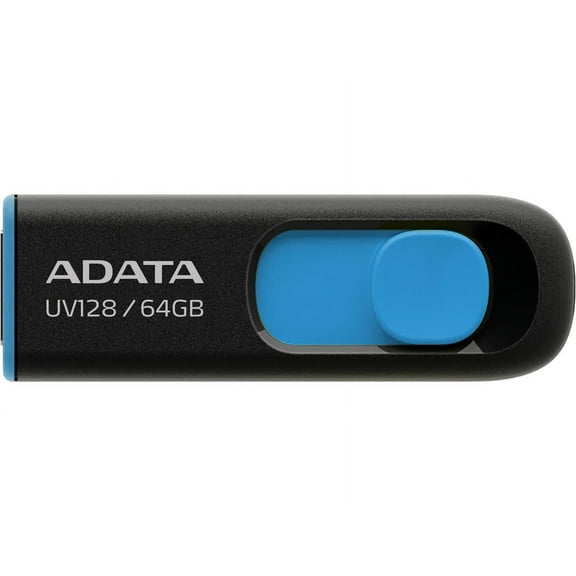 ADATA 64GB UV128 USB 3.2 Gen 1 Flash Drive (AUV128-64G-RBE)