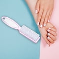thumbnail image 3 of Unique Bargains 6 Pcs Fingernail Cleaner Nail Brush Fingernail Cleaning Tools with Plastic Handle Clear Pink, 3 of 8