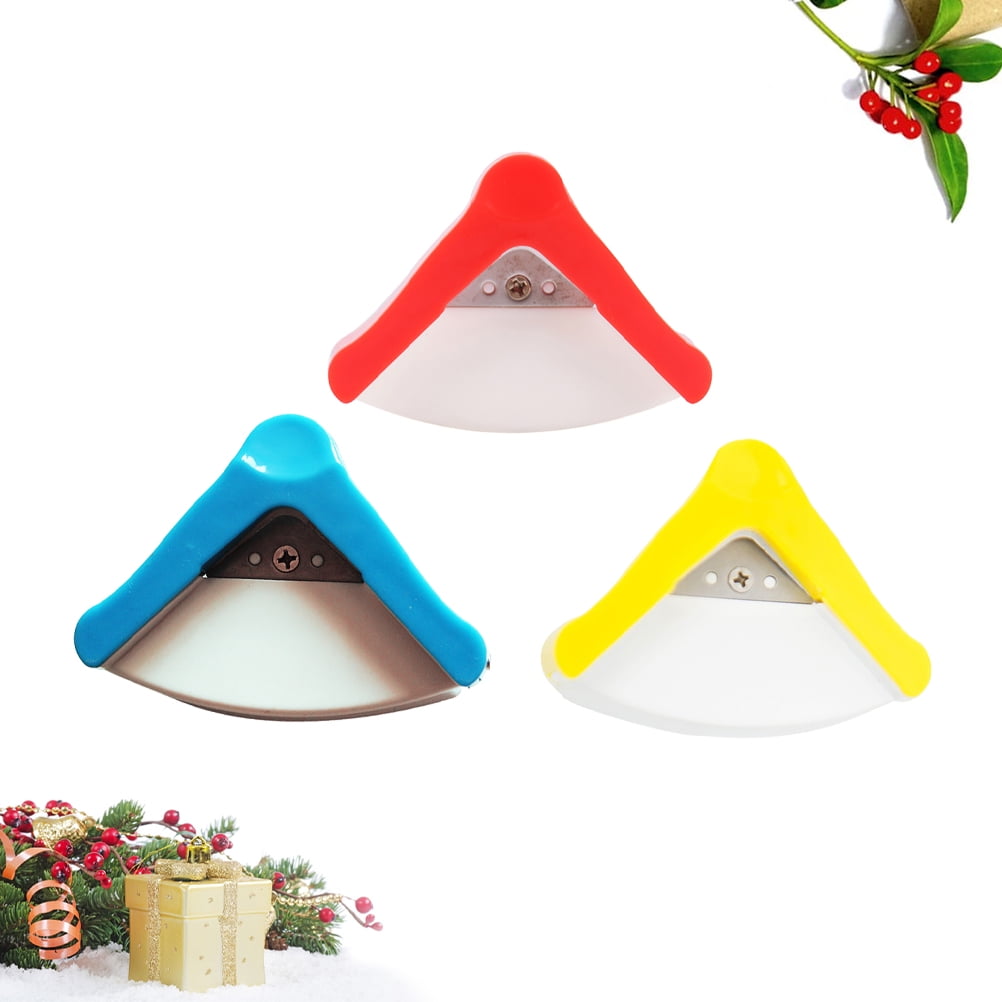 3pcs Hand-Held Photo Cutter Tool DIY Craft Corner Cutter Corner Rounder Paper Punch, Size: 3.54 x 2.76 x 1.57, Other
