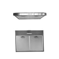 thumbnail image 4 of Combo Maxims Parrilla y Campana Maxims DUO PACK STEEL 60 | Acero Inoxidable | Moderno y Funcional, 4 of 6