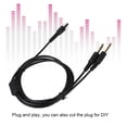 thumbnail image 4 of 200cm Aviation Headset Plug Replacement Cable Adapter for Pilot DIY with Cable Switch, 4 of 4
