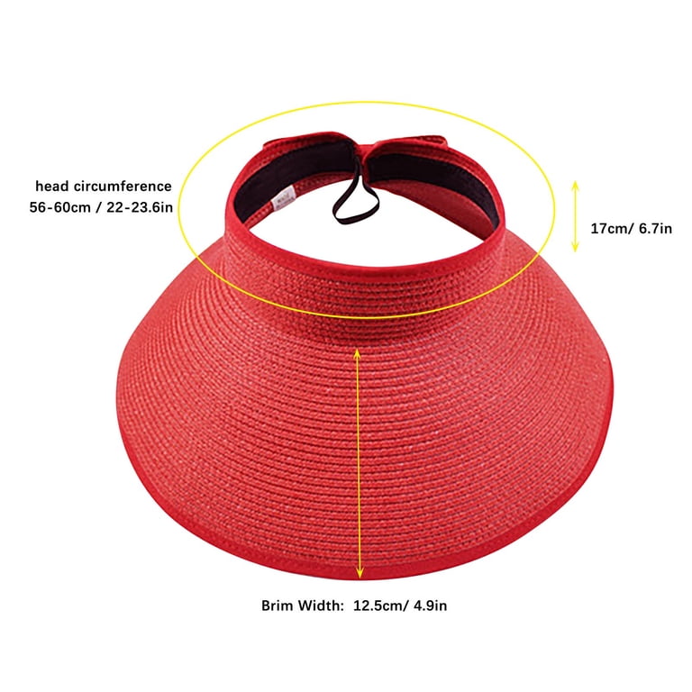 Sun Visor Hats for Men Women BWASD Foldable Wide Brim Summer 