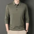 thumbnail image 3 of Jersey ajustado con cuello alto, polos formales ajustados para hombre, ropa de negocios, ofertas a granel, camisetas de moda Harajuku, sudaderas para hombre, 3 of 5