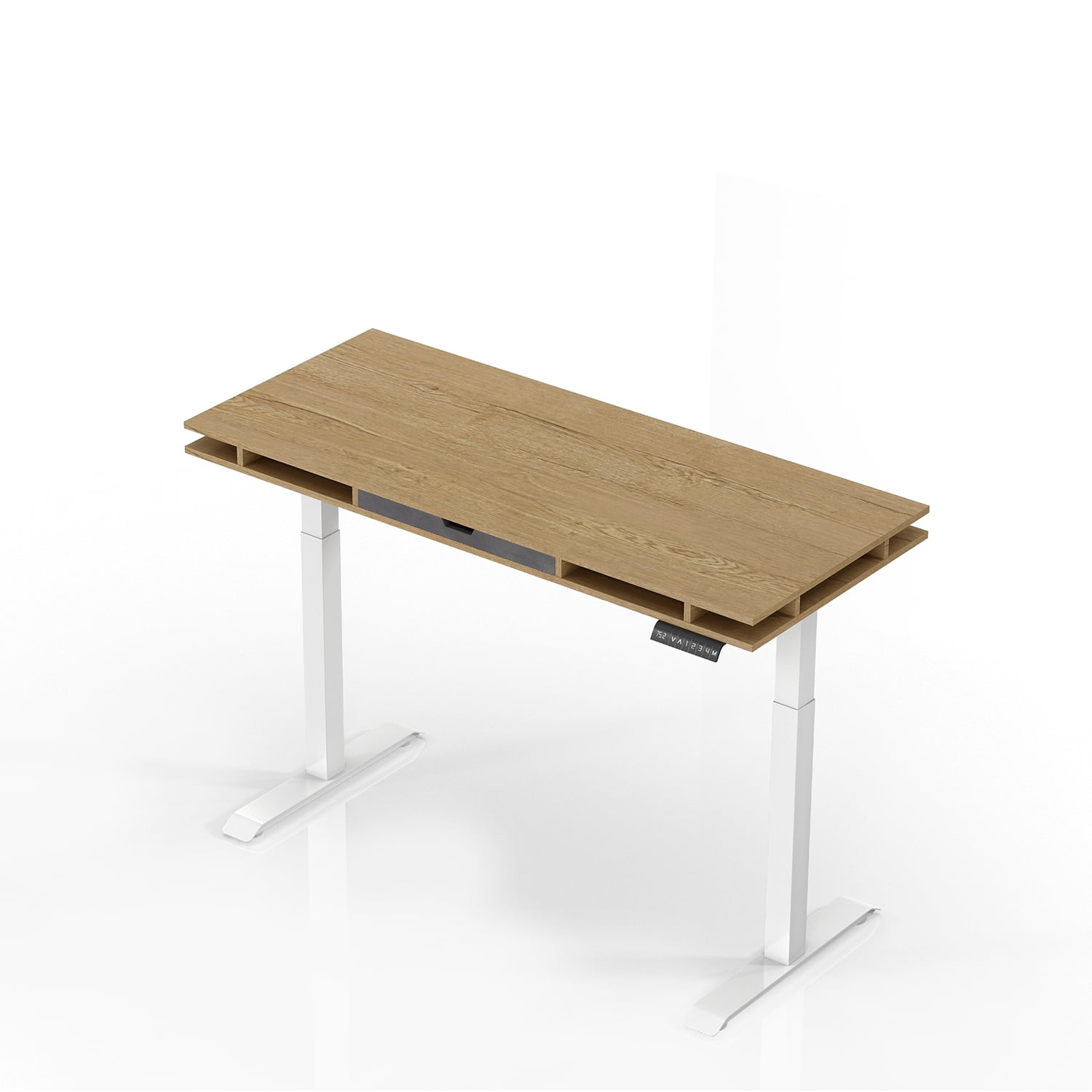 Kadyn Tobacco Wood Lift Table, Electrical Adjustable Table for Office, Lift Top MDF Coffee Table with Steel Frame, Yellow Kadyn Tobacco Wood Lift Table, Electrical Adjustable Table for Office, Lift Top MDF Coffee Table with Steel Frame, Yellow