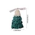thumbnail image 2 of RKSTN Christmas Tree Scented Candle Navy Blue, 2 of 5