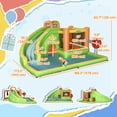 thumbnail image 3 of Outsunny 8-in-1 Inflatable Water Slide, Kids Castle Bounce House, 3 of 9