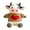 Brown Red Heart Outfit, variant on Cute Plushies Fluffy Cow Gifts Cow Stuffed Animal Weighted Cattle Peluches Toys Decor, Realistic Cows Plush Figure Cow Plush Toys Are Cute And Suitable For Giving As Gifts A