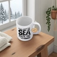 thumbnail image 4 of 11oz funny cat ears themed ceramic water cup. Reliable thermal retention for hot and cold beverages, sturdy construction ideal for restaurants, cafes and business use. Great versatile gift for birthd, 4 of 10