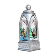 thumbnail image 1 of Toystoory Linterna navideña Vintage para exteriores, vela, mesita de noche, dormitorio, mesa, funciona con pilas, decoraciones navideñas para el hogar Kits de decoración para fiestas Plata Toystoory HA008594-01B, 1 of 6