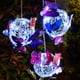 thumbnail image 4 of Lámpara solar colgante de mariposa para jardín, con mariposas de colores, LED, de metal, IP65, resistente al agua, para exteriores., 4 of 11