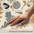 thumbnail image 6 of ODIKA 8'x10' Washable Area Rug Autumn Floral Elegance Vintage Design Elegant Motifs with Classic Ornate Detailing for Living Room, Under Sectional, Family , Durable, Non-Slip, 6 of 7