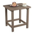 thumbnail image 2 of HDPE Adirondack Outdoor Side Table – Weather Resistant Patio End Table, UV-Proof Square Small Table for Garden, Balcony, Porch & Poolside, 2 of 7