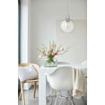 thumbnail image 6 of 1 Light Pendant In Modern Style-11 Inches Tall And 9.75 Inches Wide-Brushed Nickel Finish-Clear Seedy Glass Color Z-Lite 7501P10-Bn, 6 of 7
