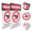 thumbnail image 2 of EeaseCA 2Pcs No Peeing Warning Sign Hanging Garden Caution Sign Iron Wrought Painting, 2 of 8