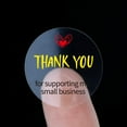 thumbnail image 3 of Thank You Stickers ,1.5" Thank You Stickers,Transparent Labels, Gold Foil Thank You Stickers Roll for Business, Bubble Mailers, Packaging Bags, Envelopes, Sealing and Decoration, 500 Labels Per Roll, 3 of 3