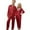Red, variant on Gunia Womens Valentines Loungewear Comfortable Long Sleeve Night Gown Couples Silk Soft Pajama For Valentine's Day Red Xl