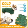 thumbnail image 4 of Albornoz de secado rápido para perros, toalla de secado rápido, albornoz, toalla, albornoz súper absorbente, albornoz para perros, albornoz para mascotas, perros y gatos, toalla XS-XXXL, 4 of 5